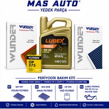 Wunder Honda Civic 1.8 I-Vtec Honda Cr-V 2.0 I-Vtec Hyundai Accent Era 1.5 Crdi Periyodik Bakım Seti