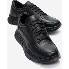 Maximoda Hakiki Deri, Kalın Tabanlı Iç Dış Gerçek Deri Erkek Sneaker Ayakkabı