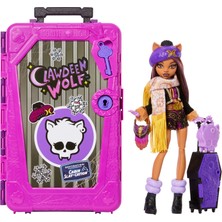 Monster High Monster Hıgh® Gizemlı Arkadaşlar™ Clawdeen Wolf™ Tatil Serisi Bebeği Oyun Seti, Clawdeen Wolf Bebek ve Aksesuarlar JMG65