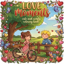 M&H Coloring Love Moments - 21X21 cm Boyama Kitabı, Çocuk ve Yetişkinler Için