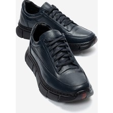 Maximoda Hakiki Deri, Kalın Tabanlı Iç Dış Gerçek Deri Erkek Sneaker Ayakkabı