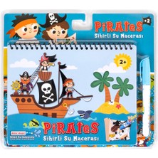 alpmodel Sihirli Boyama Kitabı Özel Sulu Kalem Ile Water Painting Pirates Korsanlar Eğitici Oyuncak