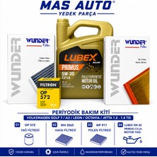 Wunder Volkswagen Golf 7 1.2 Tsı 1.4 Tsı, Audi A3 1.2 Tfsı 1.4 Tfsı, Seat Leon 1.2 Tsı 1.4 Tsı, Skoda Octavia 1.2 Tsı 1.4 Tsı, Volkswagen Jetta 1.2 Tsı 1.4 Tsı Periyodik Bakım Seti