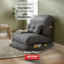 Xpermate Tek Kişilik Sünger Koltuk Yatak Kalın Katlanır 22 cm Yer Yatağı Misafir Yatağı Dinlenme Koltuğu 225x90x22 cm
