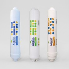 Spring Water Mineral, Alkali ve Detoks 3'lü Filtre Seti