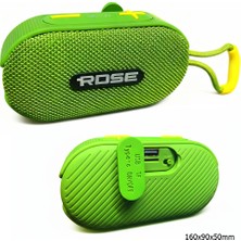 Rose Şarjlı Bluetooth Speaker Bass Bt Fm USB Sd Type-C SP-503