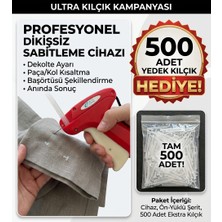 Sevdik Kılçık Tabancası Türban Yapımı Paça Kısaltma Dekolte Kapatma 5mm 500 Adet Kılçık