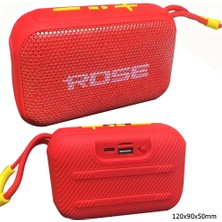 Rose Şarjlı Bluetooth Speaker Bass Bt Fm USB Sd Type-C SP-502