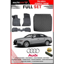 Ko Kaliteoto Audi A4 Sedan 2012 Model 3D Bagaj Havuzu ve Paspas Seti+Numaratör Hediyeli