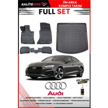 Ko Kaliteoto Audi A5 2019 Model 3D Bagaj Havuzu ve Paspas Seti+Oto Parfümlü