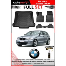 Ko Kaliteoto Bmw 1 Serisi E87 2007 Model 3D Bagaj Havuzu ve Paspas Seti+Oto Parfümlü