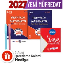 Partikül Matematik 8. Sınıf Lgs Partikül Matematik Efso ve Yeni Nesil Soru Bankası 2 Kitap Birarada- 8.sınıf Lgs Ders Notları + Hediyeli
