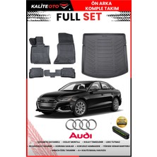 Ko Kaliteoto Audi A4 Sedan 2025 Model 3D Bagaj Havuzu ve Paspas Seti+Numaratör Hediyeli