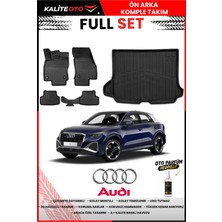 Ko Kaliteoto Audi Q2 2017 Model 3D Bagaj Havuzu ve Paspas Seti+Oto Parfümlü