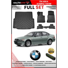 Ko Kaliteoto Bmw 3 Serisi E46 1999 Model 3D Bagaj Havuzu ve Paspas Seti+Numaratör Hediyeli