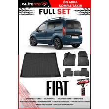 Ko Kaliteoto Fiat Fiorino 2016 Model 3D Bagaj Havuzu ve Paspas Seti+Lastik Parlatıcı