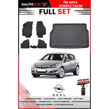 Ko Kaliteoto Opel Astra H Hatchback 2006 Model 3D Bagaj Havuzu ve Paspas Seti+Lastik Parlatıcı
