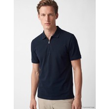 LC Waikiki Southblue Lacivert Polo Yaka Erkek Tişört