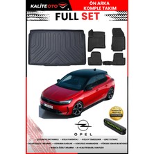 Ko Kaliteoto Opel Corsa F Hibrit 1.2 2026 Model 3D Bagaj Havuzu ve Paspas Seti+Numaratör Hediyeli