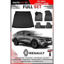 Ko Kaliteoto Renault Rafale 2026 Model 3D Bagaj Havuzu ve Paspas Seti+Lastik Parlatıcı