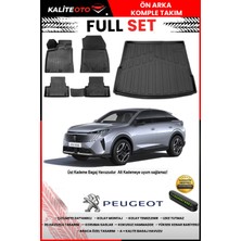 Ko Kaliteoto Peugeot 3008 Hibrit 2026 Model Üst 3D Bagaj Havuzu ve Paspas Seti+Numaratör Hediyeli