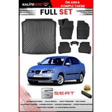 Ko Kaliteoto Seat Cordoba 2005 Model 3D Bagaj Havuzu ve Paspas Seti+Numaratör Hediyeli