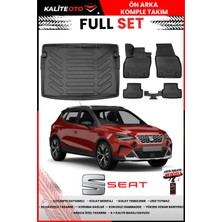 Ko Kaliteoto Seat Arona 2024 Model Üst 3D Bagaj Havuzu ve Paspas Seti+Lastik Parlatıcı