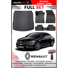 Ko Kaliteoto Renault Talisman 2018 Model 3D Bagaj Havuzu ve Paspas Seti+Lastik Parlatıcı
