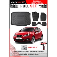 Ko Kaliteoto Seat Ibiza Hatchback 2011 Model 3D Bagaj Havuzu ve Paspas Seti+Lastik Parlatıcı