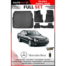 Ko Kaliteoto Mercedes E Serisi W210 1996 Model 3D Bagaj Havuzu ve Paspas Seti+Oto Parfümlü