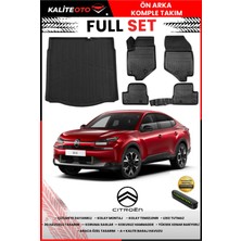 Ko Kaliteoto Citroen C4X Elektrikli 2025 Model 3D Bagaj Havuzu ve Paspas Seti+Numaratör Hediyeli