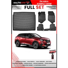 Ko Kaliteoto Peugeot 2008 Benzin/dizel 2026 Model Alt 3D Bagaj Havuzu ve Paspas Seti+Lastik Parlatıcı