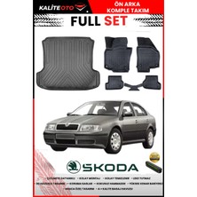 Ko Kaliteoto Skoda Octavia 1998 Model 3D Bagaj Havuzu ve Paspas Seti+Numaratör Hediyeli