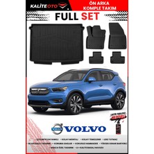 Ko Kaliteoto Volvo XC40 Elektrikli 2019 Model 3D Bagaj Havuzu ve Paspas Seti+Lastik Parlatıcı