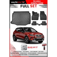 Ko Kaliteoto Seat Arona 2023 Model Alt 3D Bagaj Havuzu ve Paspas Seti+Lastik Parlatıcı