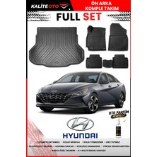 Ko Kaliteoto Hyundai Elentra 2021 Model 3D Bagaj Havuzu ve Paspas Seti+Oto Parfümlü