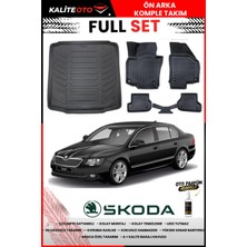 Ko Kaliteoto Skoda Superb 2008 Model 3D Bagaj Havuzu ve Paspas Seti+Oto Parfümlü
