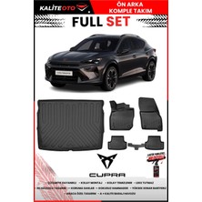 Ko Kaliteoto Cupra Formentor 2024 Model Üst 3D Bagaj Havuzu ve Paspas Seti+Lastik Parlatıcı