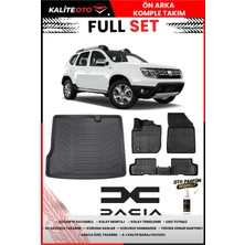 Ko Kaliteoto Dacia Duster 4x2 2009 Model 3D Bagaj Havuzu ve Paspas Seti+Oto Parfümlü