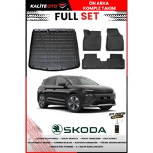 Ko Kaliteoto Skoda Elroq 2026 Model 3D Bagaj Havuzu ve Paspas Seti+Oto Parfümlü