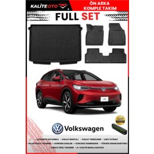 Ko Kaliteoto Volkswagen Id5 2026 Model 3D Bagaj Havuzu ve Paspas Seti+Numaratör Hediyeli
