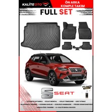 Ko Kaliteoto Seat Arona 2020 Model Alt 3D Bagaj Havuzu ve Paspas Seti+Oto Parfümlü