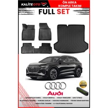 Ko Kaliteoto Audi Q4 E-Tron 2024 Model 3D Bagaj Havuzu ve Paspas Seti+Numaratör Hediyeli