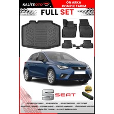 Ko Kaliteoto Seat Ibiza 2020 Model 3D Bagaj Havuzu ve Paspas Seti+Numaratör Hediyeli
