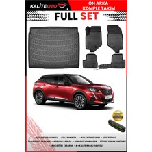 Ko Kaliteoto Peugeot 2008 Benzin/dizel 2024 Model Alt 3D Bagaj Havuzu ve Paspas Seti+Numaratör Hediyeli