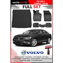 Ko Kaliteoto Volvo S90 2020 Model 3D Bagaj Havuzu ve Paspas Seti+Lastik Parlatıcı