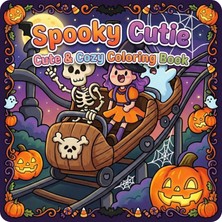 M&H Coloring Spooky Cutie - 21X21 cm Boyama Kitabı, Çocuk ve Yetişkinler Için