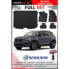 Ko Kaliteoto Volvo XC60 2020 Model 3D Bagaj Havuzu ve Paspas Seti+Lastik Parlatıcı