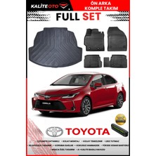 Ko Kaliteoto Toyota Corolla 2020 Model 3D Bagaj Havuzu ve Paspas Seti+Numaratör Hediyeli