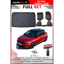 Ko Kaliteoto Opel Corsa F Benzin/dizel 2025 Model 3D Bagaj Havuzu ve Paspas Seti+Lastik Parlatıcı